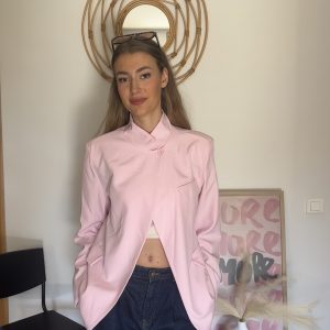 Veste Croisée bouton col