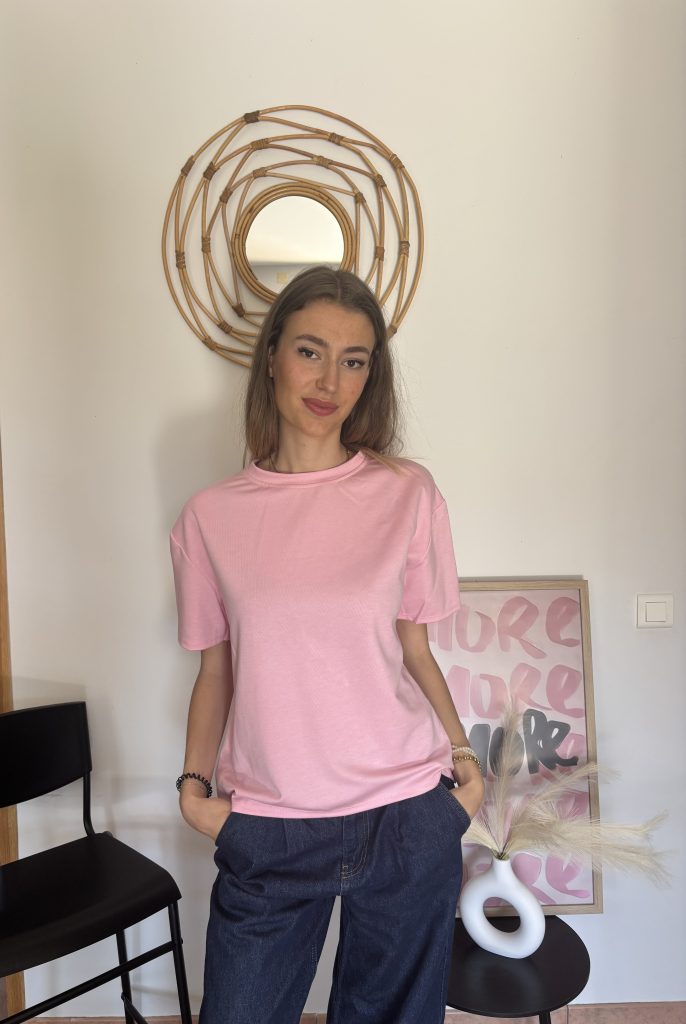 Tee shirt dos dentelle